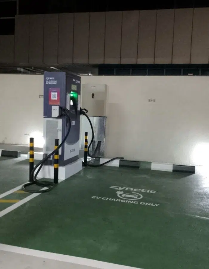 Commercial EV charging station installation for businesses in the UAE - API Business Suites Al Barsha First